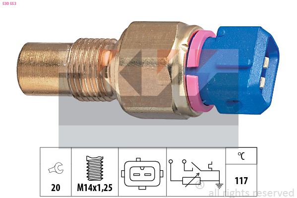 Senzor,temperatura lichid de racire 530 553 KW